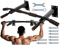 Drążek ścienny do podciągania stalowy mocny regulowany do 250 kg