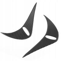 Para tylnych świateł osłona brwi z włókna węglowego tylna pokrywa powieki