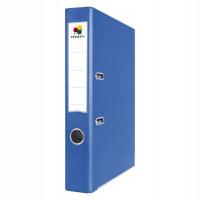 Segregator biurowy A4 75mm budżetowy z okuciem na dokumenty NIEBIESKI