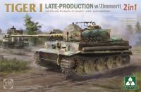 TAKOM 2199 1:35 Tiger I Late-Production With Zimmerit Sd.Kfz.181 Pz.Kpfw.VI