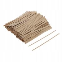 1000 sztuk krawatów Papier pakowy na urodziny Ślubne kieszonki na cukierki Brązowy 15 cm