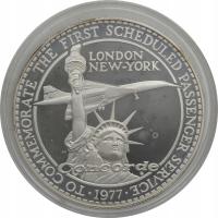 11.db.USA, MEDAL- CONCORDE, LOT N.Y.- LONDYN '77