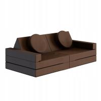 Piankowa Sofa MODUŁOWA DZIECI PLAYBOX 160 ogrodowa TKANINA NIEPRZEMAKALNA
