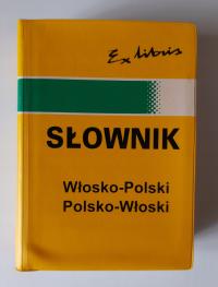 SŁOWNIK WŁOSKO-POLSKI POLSKO-WŁOSKI EX LIBRIS