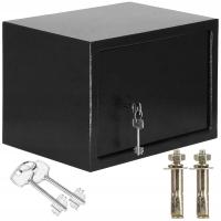 Домашний сейф, ящик для ключей, прочный твердый бронированный сейф, 2 ключа, колышки XL