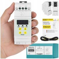 Regulator temperatury termostat sterownik na szynę DIN + czujnik NTC