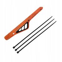 3 SZT. CZARNA NAKLEJKA OCHRONNA NA RAMĘ ROWERU - OSŁONA ŁAŃCUCHA