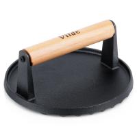 Prasa ŻELIWNA DO BURGERÓW smash praska hamburgerów mięsa grilla docisk 17cm