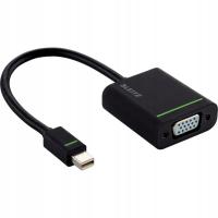 Leitz 63090095 przejściówka VGA Mini DisplayPort Czarny