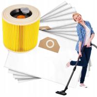 Worki do odkurzacza Karcher WD3 10x filtr wd2 se4001 plus wzmocnione mocne