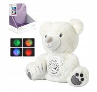 MIŚ PLUSZOWY DUŻY SZUMIŚ ŚWIECĄCY MUZYKA LAMPKA PROJEKTOR MUZYKA FUNMUCH