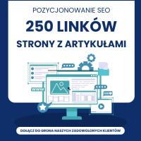 250 linków ze stron z artykułami Pozycjonowanie SEO Google ARTYKUŁY