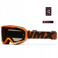 Gogle IMX ENDURANCE Flip Orange Gloss + 2 Szyby