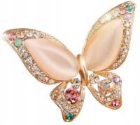 Брошь-красочные бабочки-кристаллы - качество люкс украшения
