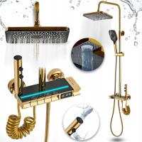 ZESTAW PRYSZNICOWY KOLUMNA PRYSZNICOWA Z TERMOSTATEM PRYSZNIC ŁAZIENKOWY