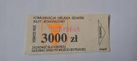 BILET ZKM GDAŃSK 3000zł (H)