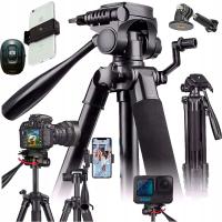 Tripod GearPro STATYW 4W1 PILOT TRIPOD UCHWYT NA TELEFON 168CM 168 cm czarny