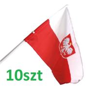 Польский флаг флаг 57x40x30cm белый красный Польша-набор 10шт