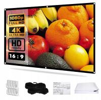 PROJECTION SCREEN 100 Inch Portable 16:9 224X130cm