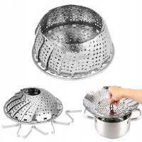 SITKO WKŁAD DO GOTOWANIA NA PARZE KOSZYK STAL NIERDZEWNA PAROWAR DO GARNKA