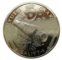 KAZACHSTAN 100 TENGE 2021 STACJA SALUT KOSMOS UNC