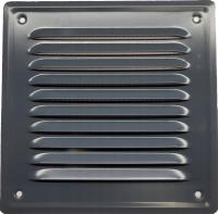 РЕШЕТКА ВЕНТИЛЯЦИОННАЯ 14х14 ДЫМОХОДА МЕТАЛЛИЧЕСКИЙ ГРАФИТ