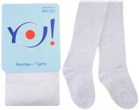 Yoclub детские колготки белый хлопок