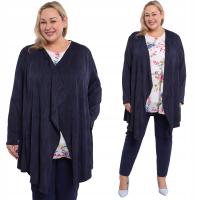 Granatowy kardigan 58/60