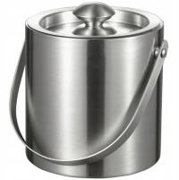 Ведро льда 1.5 L охладитель льда с крышкой двойными стенками