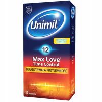 Презервативы UNIMIL MAX LOVE 12 для продления длительного секса