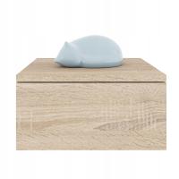 Тумбочка современный 40 см журнальный столик подвесной Дуб сонома настенный комод миля