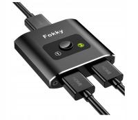 Rozdzielacz Splitter HDMI 4K@60Hz - Plug&Play, Bez Utraty Sygnału