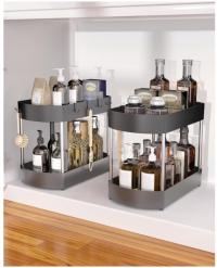 ОРГАНАЙЗЕР ПОД РАКОВИНУ ПОЛКА 2 УРОВНЯ ДЛЯ ШКАФА