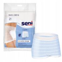 SAN SENI МНОГОРАЗОВЫЕ СЕТЧАТЫЕ ТРУСИКИ XL 2ШТ. КРЕПЛЕНИЯ ДЛЯ ПОДГУЗНИКОВ