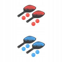 2 Pack Paddles with Bag 4 Balls Racquet