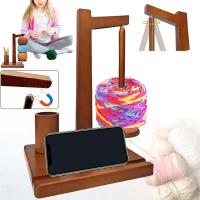 UCHWYT STOJAK NA WŁÓCZKĘ MOTEK DO SZYDEŁKOWANIA ROBIENIA NA DRUTACH MAGNES