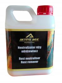 Нейтрализатор ржавчины 1 литр нейтрализатор для удаления ржавчины AKTIVE BOX