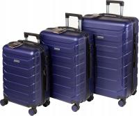 Набор из 3 твердых чемоданов для путешествий, чемодан для багажа, легкий самолет 94L 63L 40L