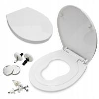 DESKA SEDESOWA KLOZETOWA WOLNOOPADAJĄCA Z WBUDOWANĄ NAKŁADKA DLA DZIECI 2w1