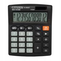 Citizen офисный калькулятор SDC812 № 12 цифр черный