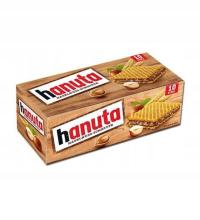 HANUTA WAFELKI Z KREMEM ORZECHOWO-CZEKOLADOWYM 220 G 10 SZTUK