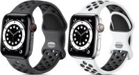 Silikonowy pasek do zegarka Apple watch z otworami wentylacyjnymi