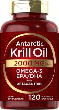 Olej z kryla antarktycznego 2000mg120 Softgel Omega3 EPA DHA z astaksantyną