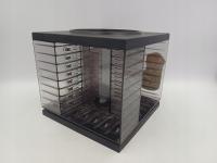 OBROTOWY STOJAK NA KASETY MAGNETOFONOWE Z PRL