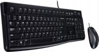 Logitech Mk120 черный USB проводной клавиатура мышь комплект