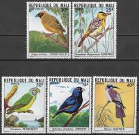 Mali - fauna,ptaki** (1977) SW 578-582