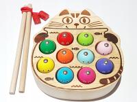 DREWNIANA GRA MAGNETYCZNA - ŁOWIENIE RYBEK