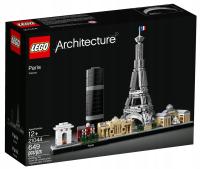 LEGO 21044 Architecture - Paryż - Wieża Eiffla - Łuk Triumfalny - Luwr