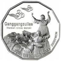 20000 WON 2008 ROK GANGGANGSULLAE - KOREAŃSKI TANIEC FABULOUS COLLECTION