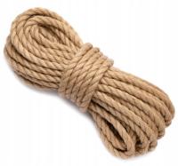 Веревка джутовая веревка джутовая кудрявая джутовая веревка 12 мм 50 м веревка для когтеточки парусная
